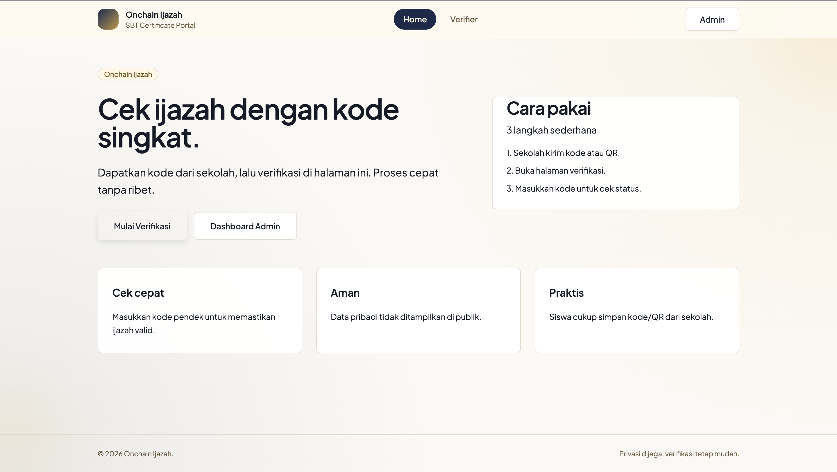 Ijazah Onchain
