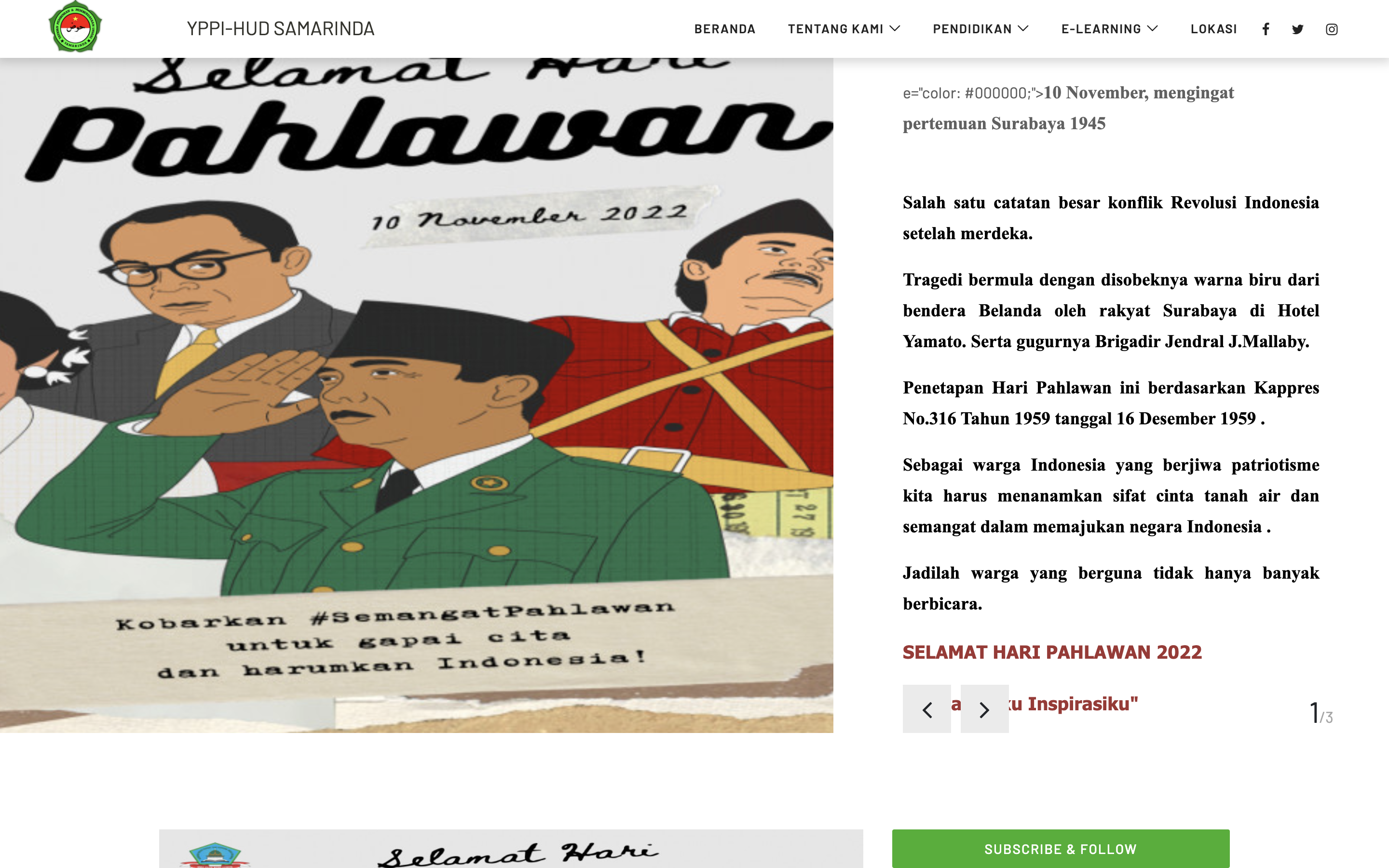 Website YPPI Samarinda